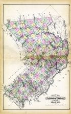 Aroostook County Map, Maine State Atlas 1884